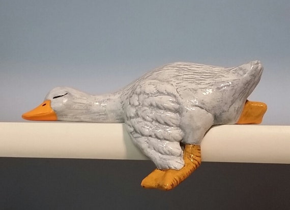 Ceramic Duck Shelf Sitter