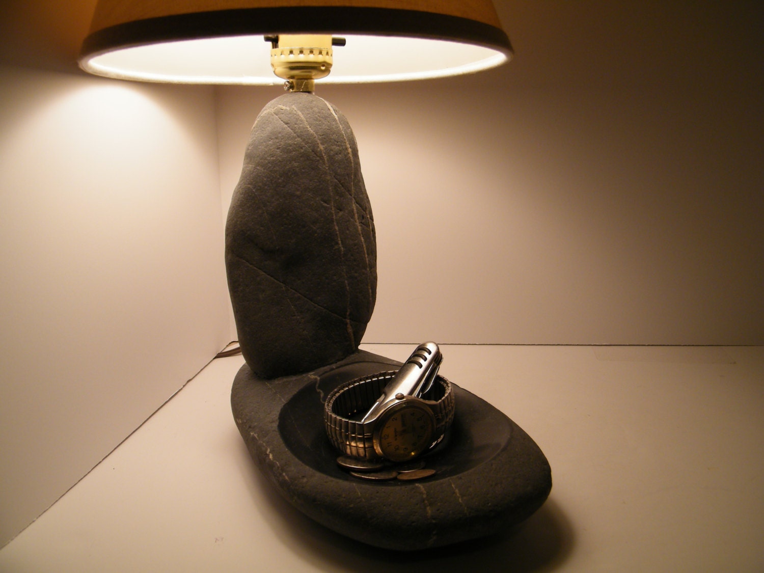 Lamp/Rock Lamp / Desk Lamp/ Natural Rock Accent lamp