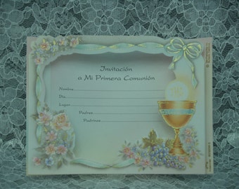 Blank First Communion Invitations 9