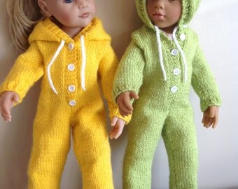 Dolls Fashion Clothes Knitting pattern. 18 doll. Gotz