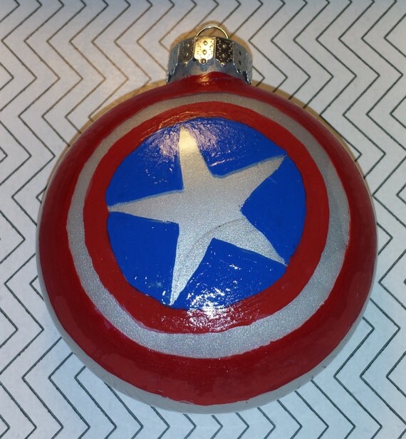 captain america shield ornament