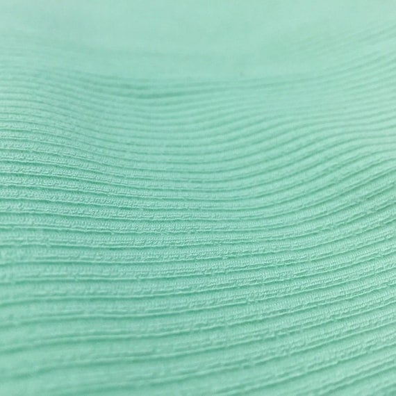 Seafoam Green Stretch Fabric SALE 4 Way Rib Knit by BigFabricDeals