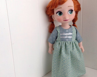 Spring Anna Inspired Dress - For Disney Animator Doll