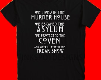 American Horror Story T-Shirt AHS Seasons Freak Show