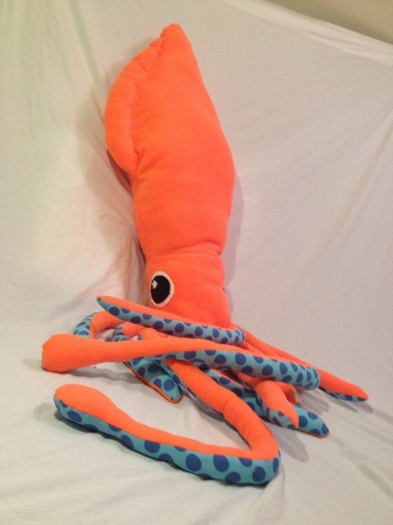 giant squid pillow