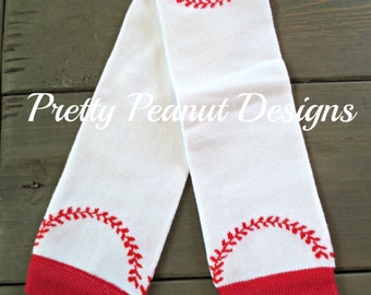 Baseball Baby Leg Warmers - Baby Leg Warmers - Girl or Boy - Match Your Team!
