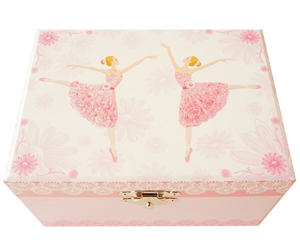 Lily & Ally / Flower Ballerina Musical Jewelry Box Melody of
