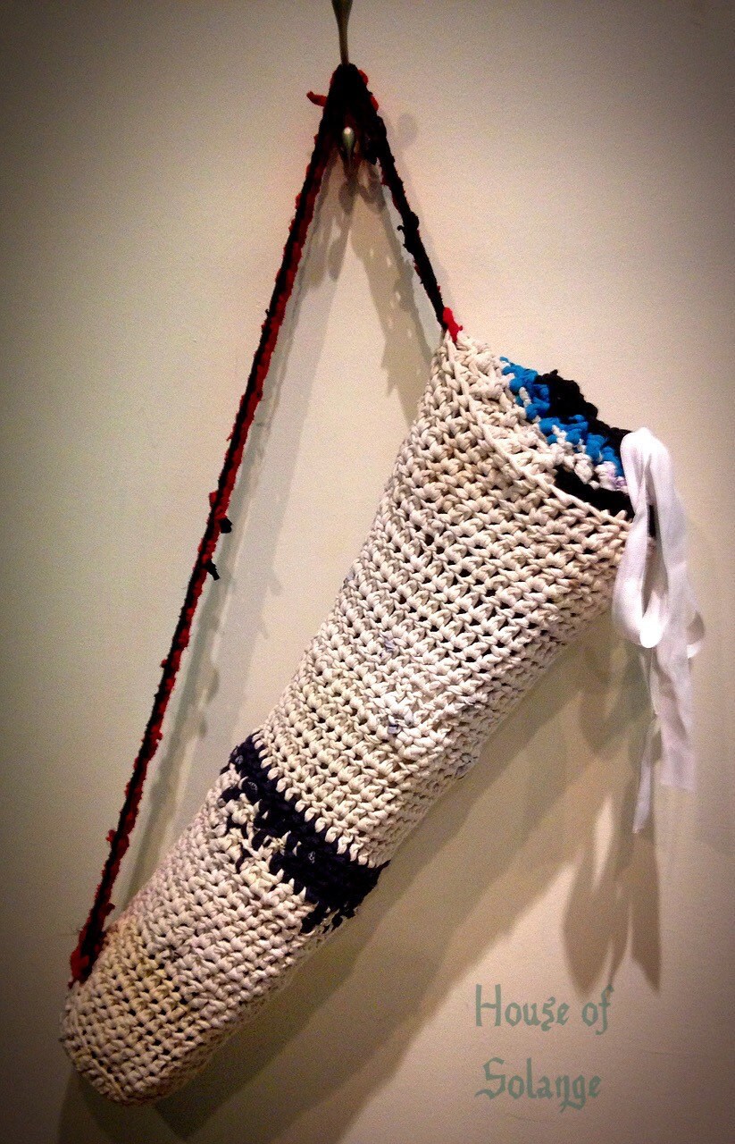 Upcycled Yoga Mat Bag One Of A Kind Yoga Mat Bag by HouseOfSolange