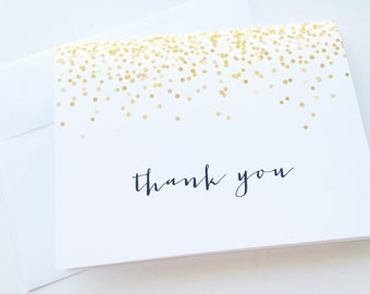 Confetti Thank You Cards