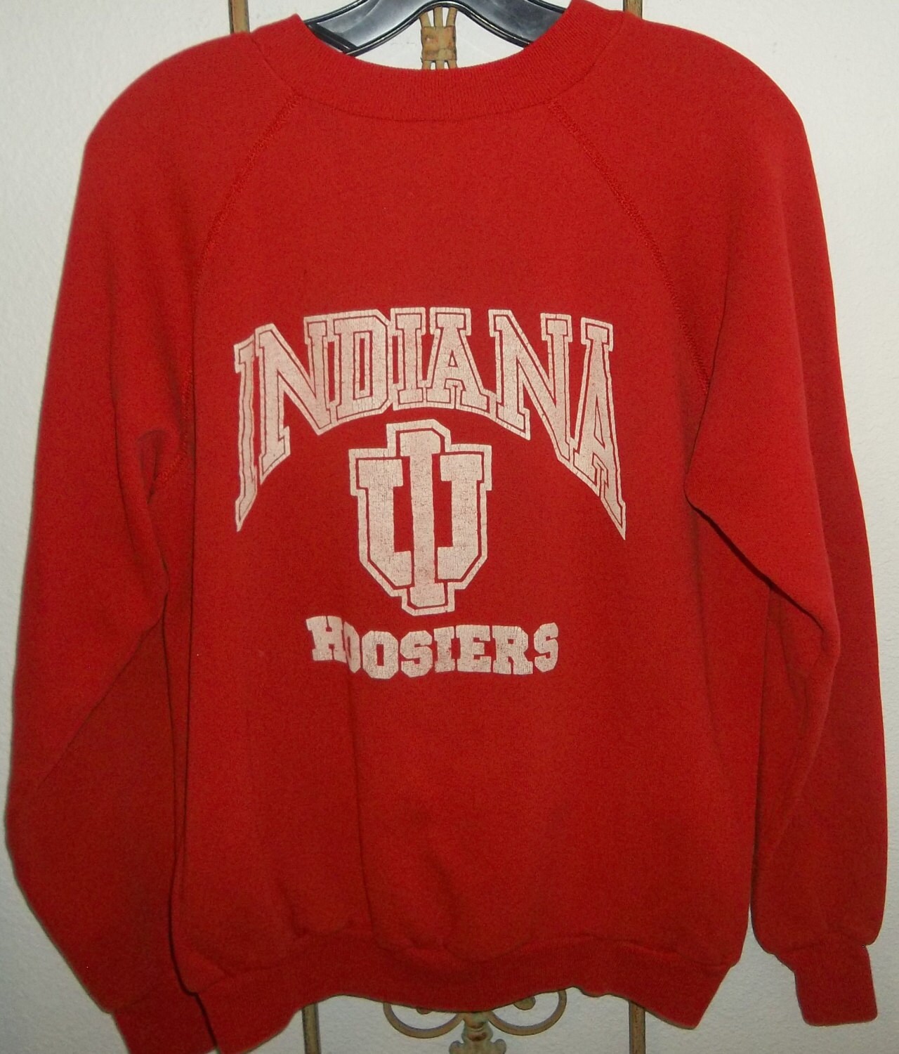 Vintage Indiana Hoosiers Raglan Style Sweatshirt / IU