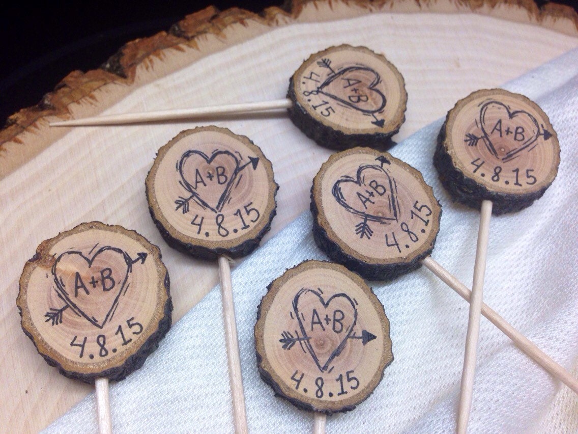 Rustic Cupcake Decorations 1