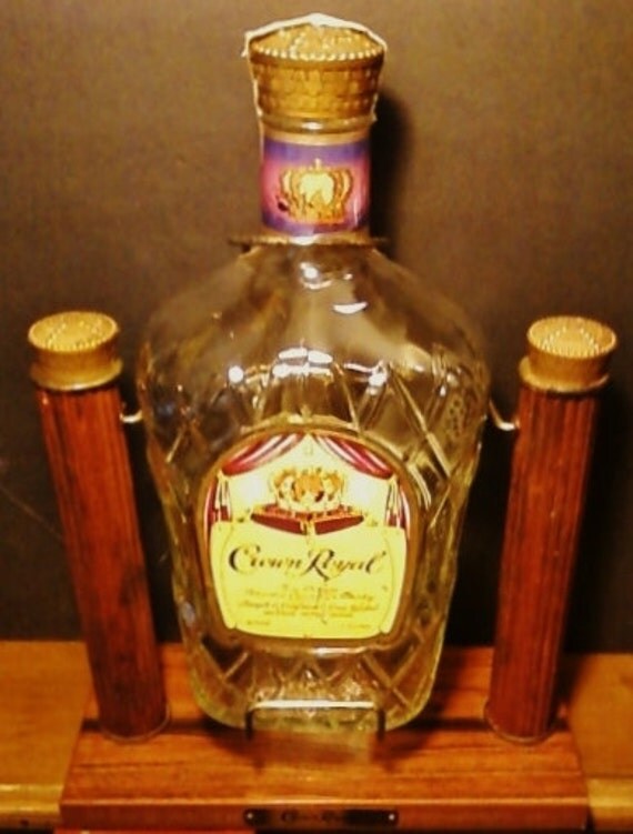 Vintage 1975 Crown Royal Whiskey Swing Bottle by whatsvintage