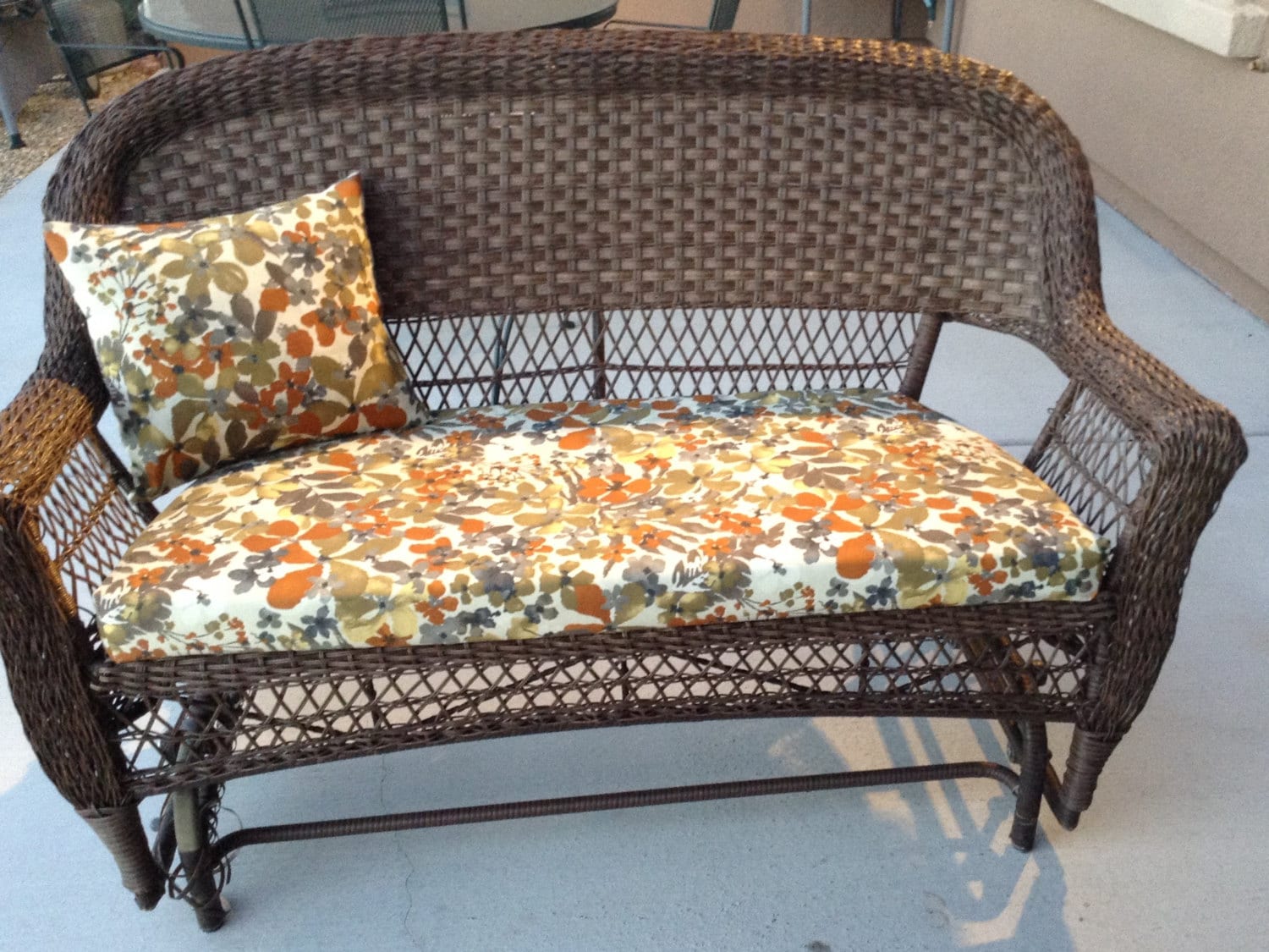 Outdoor patio furniture cushion covers by BrittaLeighDesigns