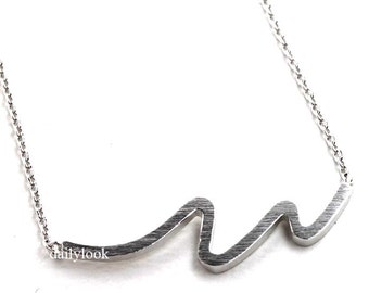 Popular items for squiggle necklace on Etsy