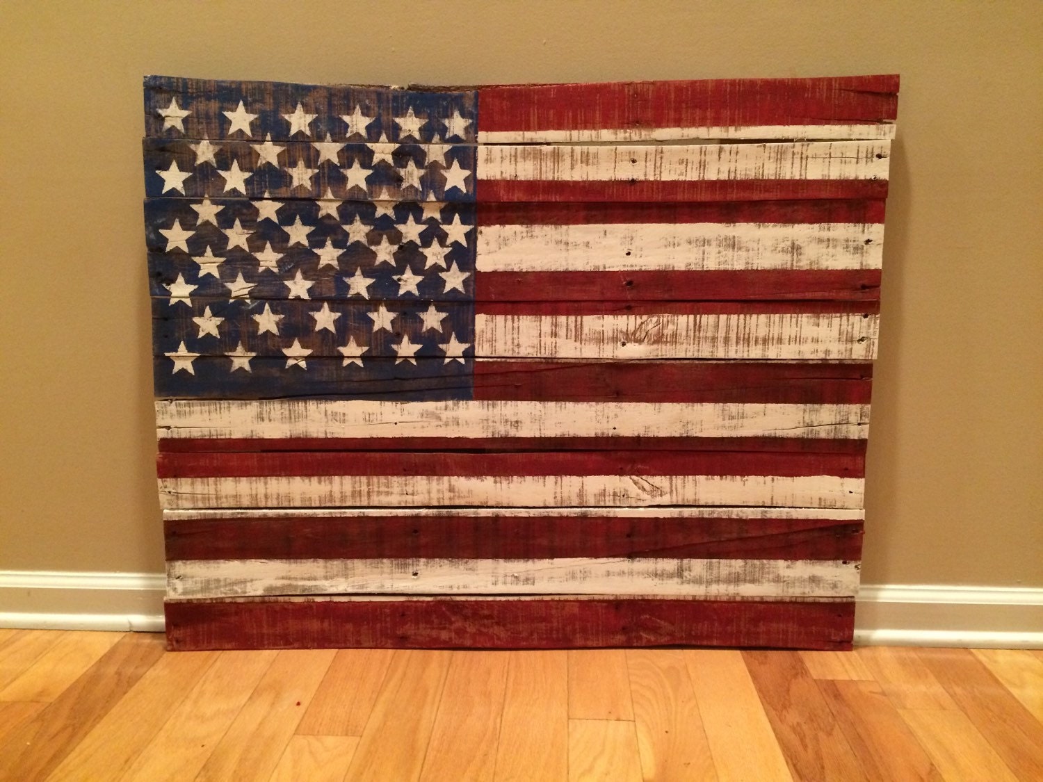 Beautiful Amerian flag interpretation