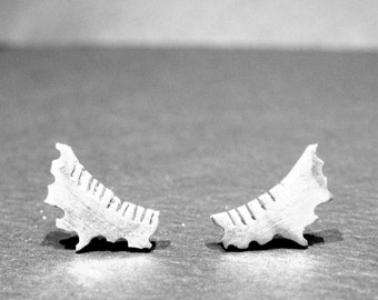 Boucles d'oreilles en argent 925 forme aléatoire