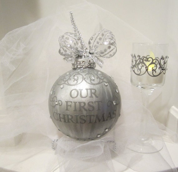 our first christmas ornament personalized couples ornament our first christmas ornament personalized couples ornament