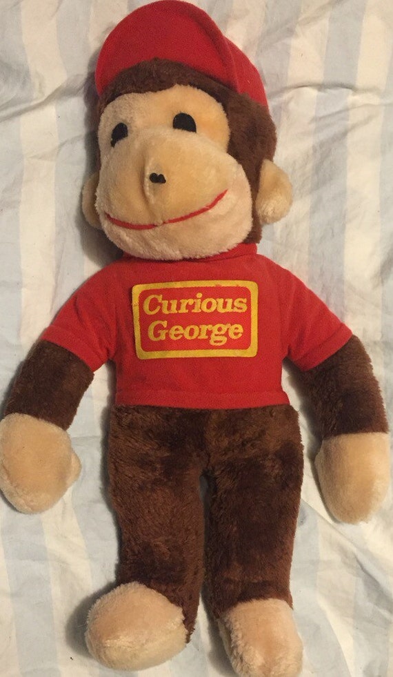 1970s curious george stuffed animal