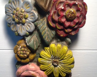 Gips flowers garland