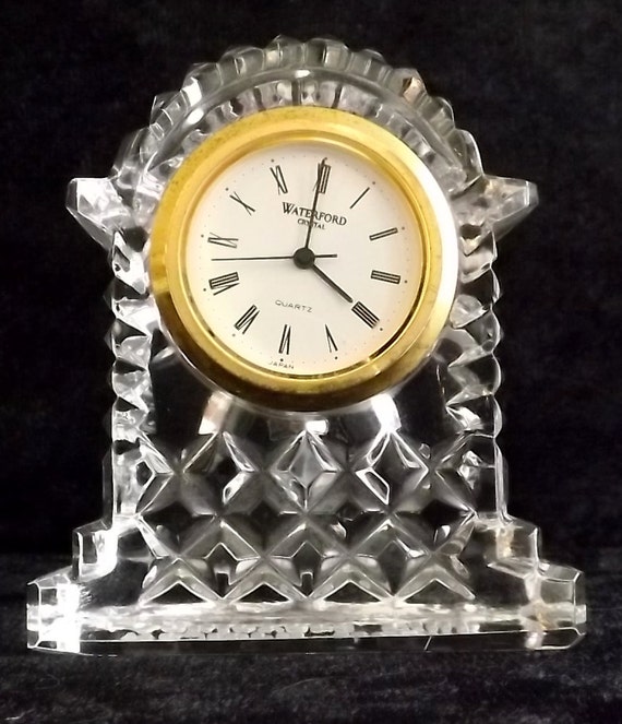 Waterford Domed Crystal Clock with Quartz Workings by VanJewelers