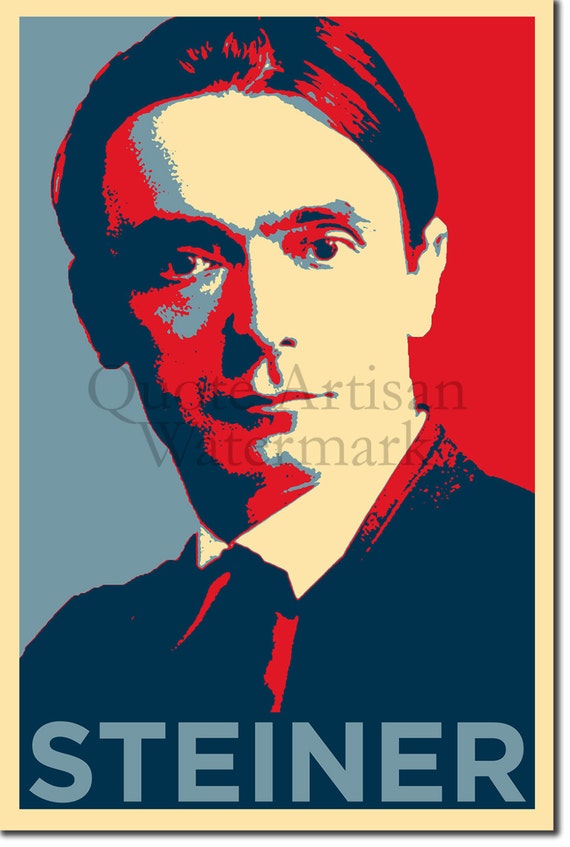 Rudolf Steiner Original Art Print 12x8 Inch Photo Poster