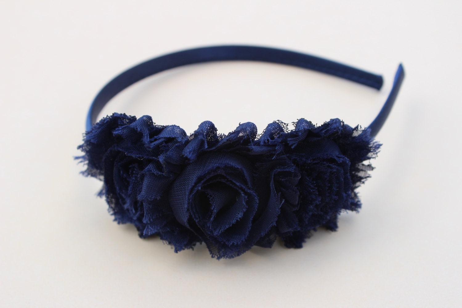 Navy blue headbands navy blue flower girl headbands girls
