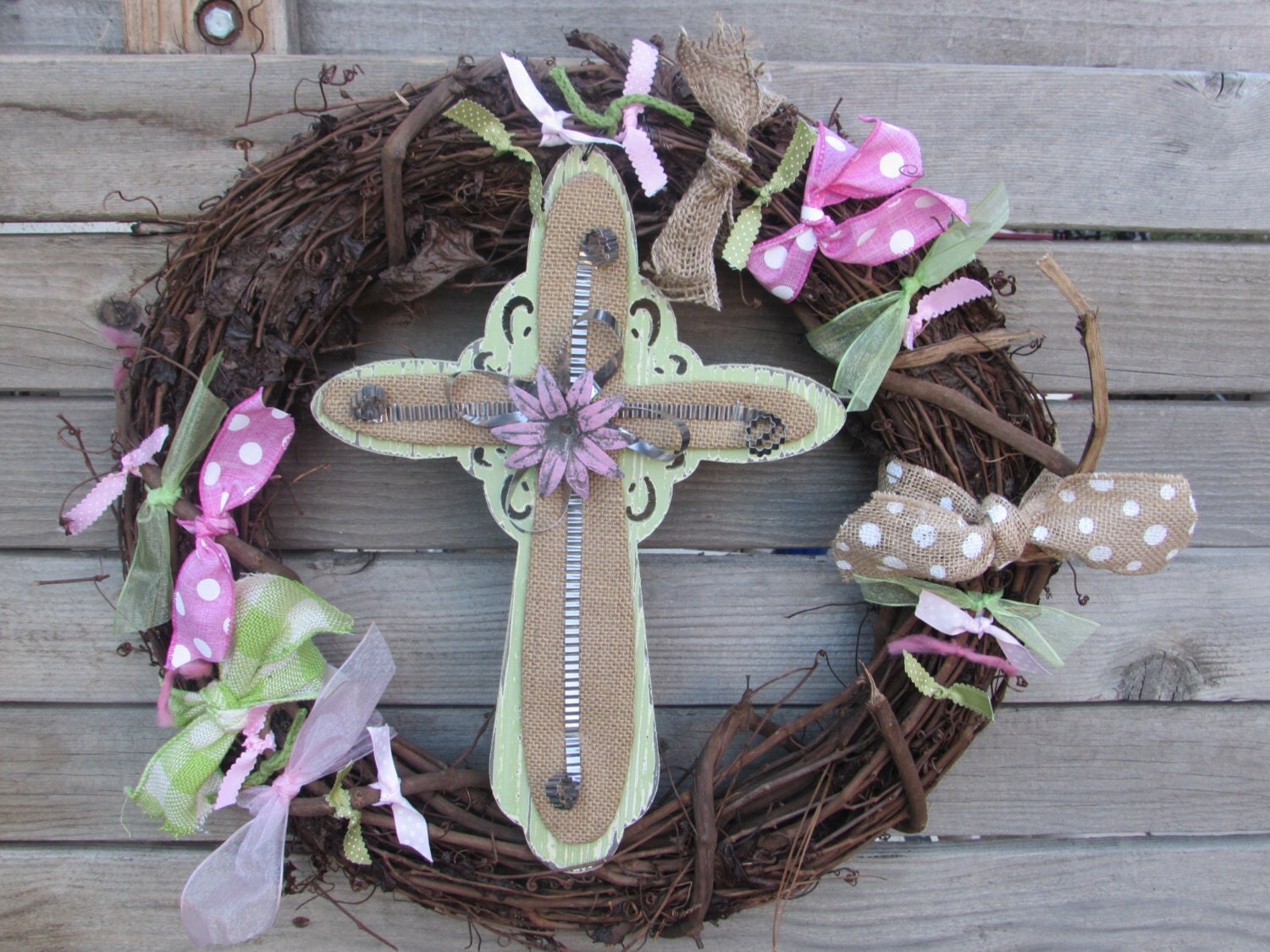 18 Easter Wreath Religious Easter Wreath by CreativeSpacesbyGina