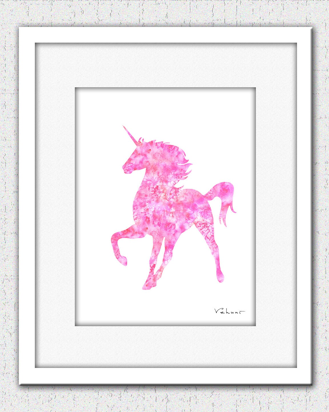 Unicorn print unicorn watercolor unicorn art unicorn