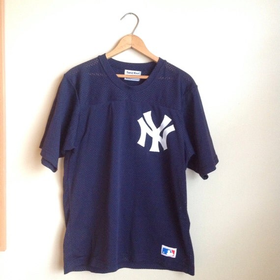 1970s Sand Knit Men's New York Yankees Jersey by HonestlyEarthy