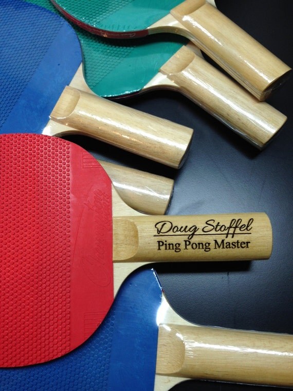 Personalized Gift For Tweens - Ping Pong Paddle