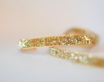Popular items for gold glitter ribbon on Etsy