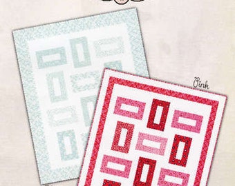 Modern Patchwork Pattern, Toddle NH1419 Needle In A Hayes Stack, Modern Baby Quilt Pattern, 42" x 52"