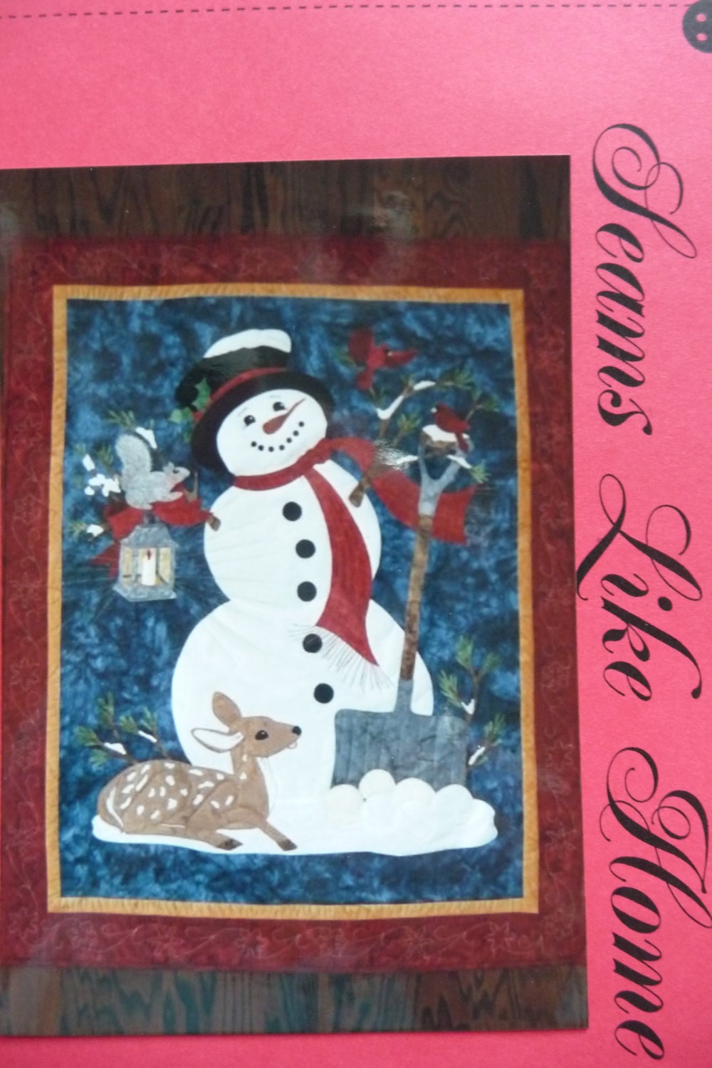 Snowman Wall Hanging Pattern Frosty Friends by AnnadaisysFabrics