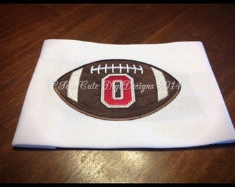 Ohio State Buckeyes Football Applique Design