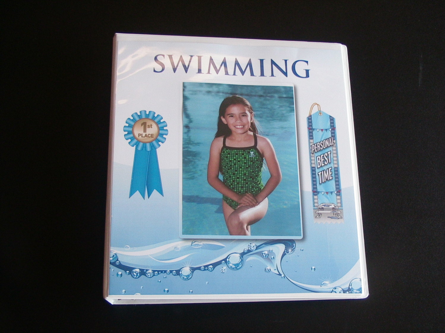 Swimming Ribbon Organizer Binder Storage Album Ribbons Holder