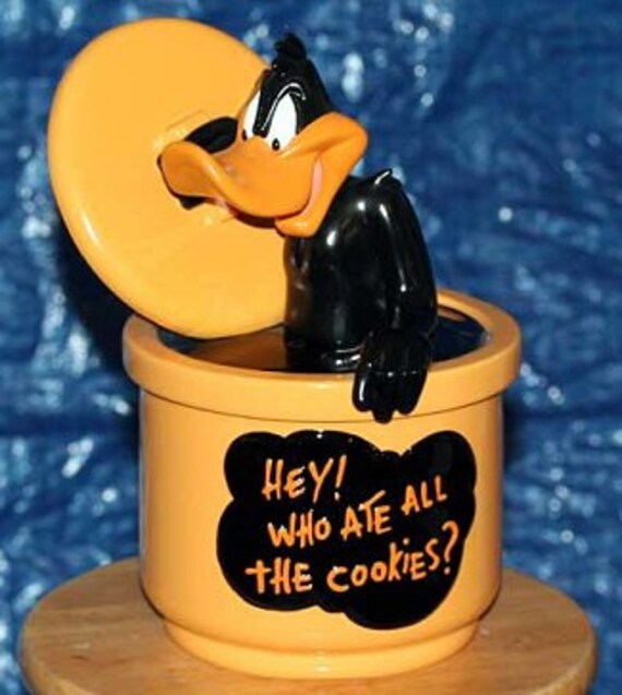 Daffy Duck Cookie Jar by SandraLeeSells on Etsy