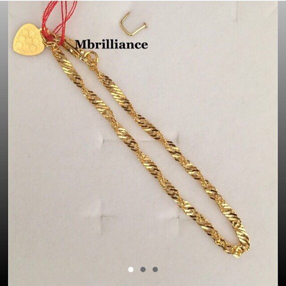 22k gold GOLD bracelet 916 solid gold 22kt by
