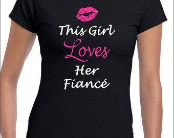 This Girl Loves Her Boyfriend T-Shi rt, Fiancé Husband Gift Ideas For ...