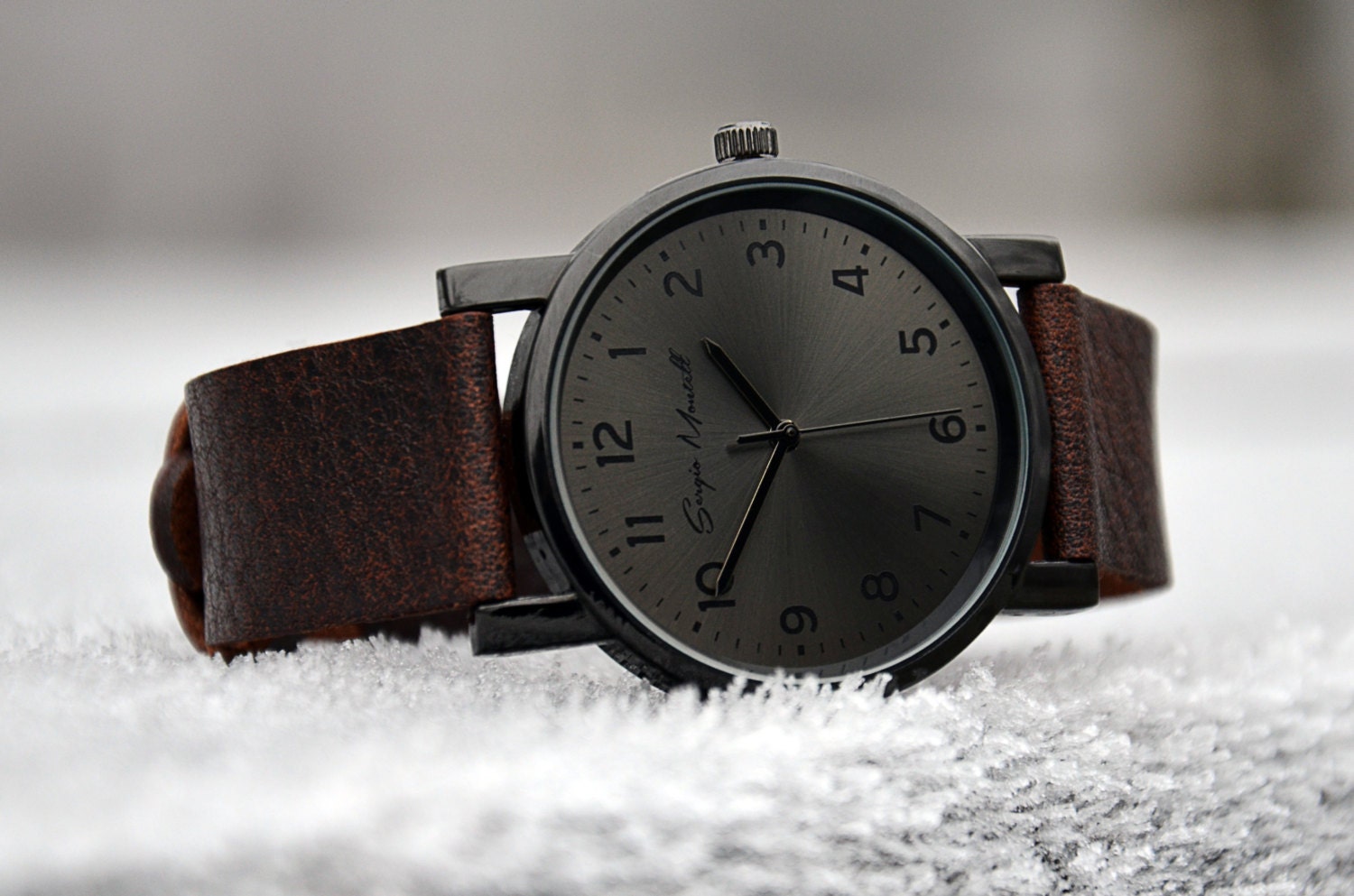 Groomsmen gift Watch Leather watch Mens watch by LeatherAndStyle