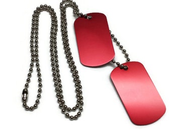 red dog tags military meaning