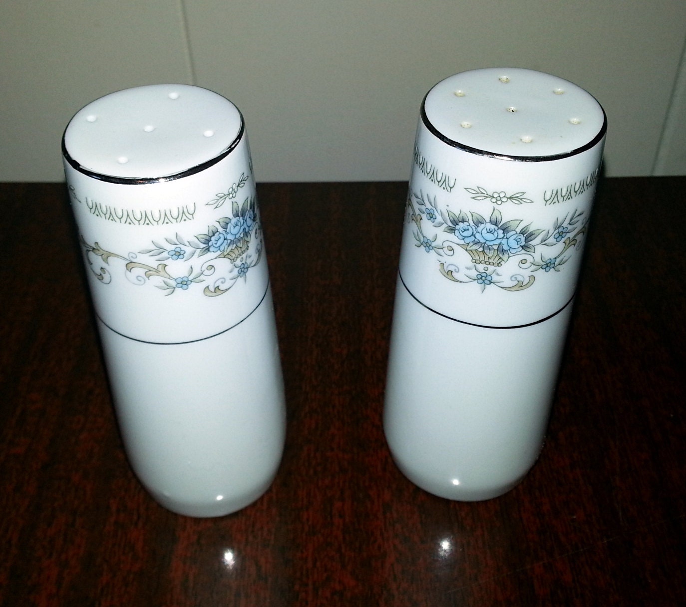 Rare Porcelain Diane Salt and Pepper Shakers