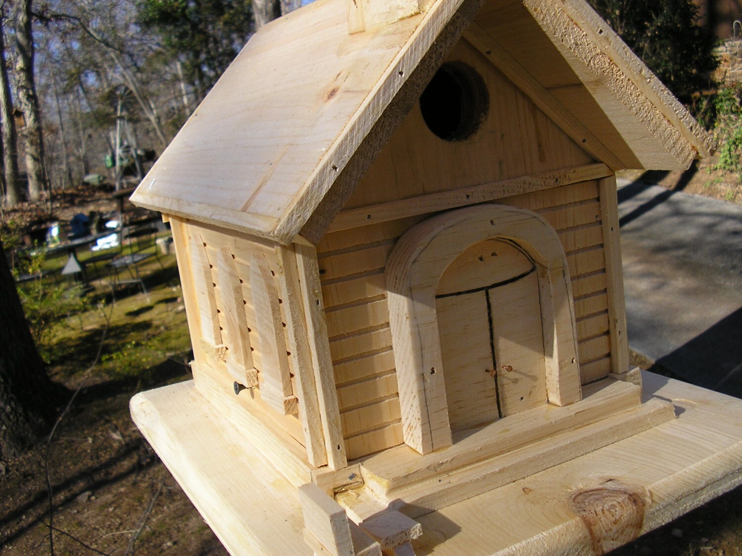 Unfinished Birdhouse Church by TheBirdhouseShop on Etsy