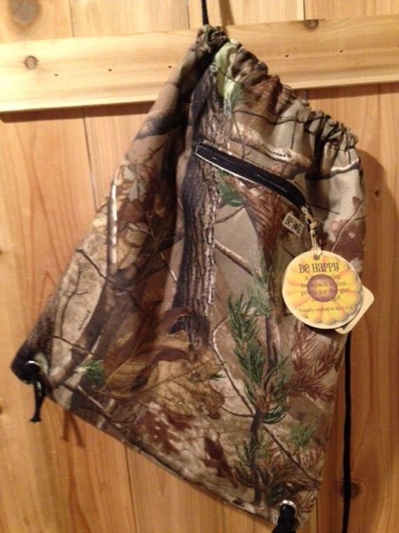 realtree drawstring bag