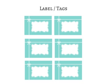 Popular items for tiffany's labels on Etsy