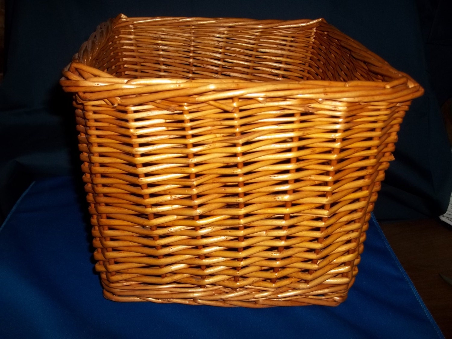 Wicker Shelf Basket 9 square
