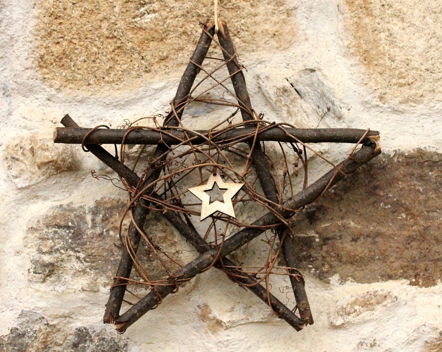 Yule Tree topper yule door hanging christmas tree star Yule