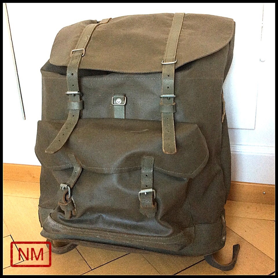 Vintage Swiss Army Backpack Rucksack of the Swiss Military