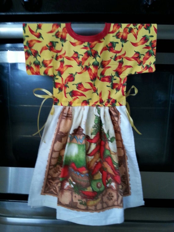 Kitchen dish towel dress