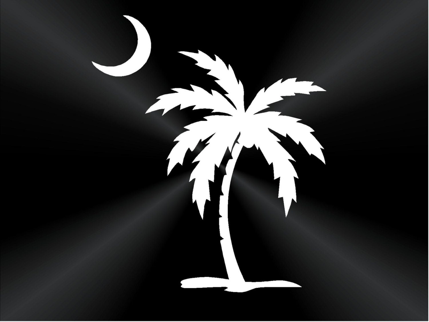 Sc Palmetto Tree Sc Palmetto Logo Sc State Logo by TruLineDecals