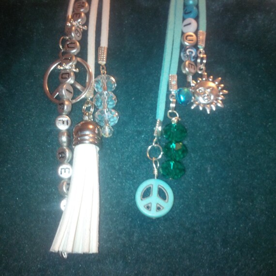 Personalised Bag Charm by CrystalsbyClare on Etsy